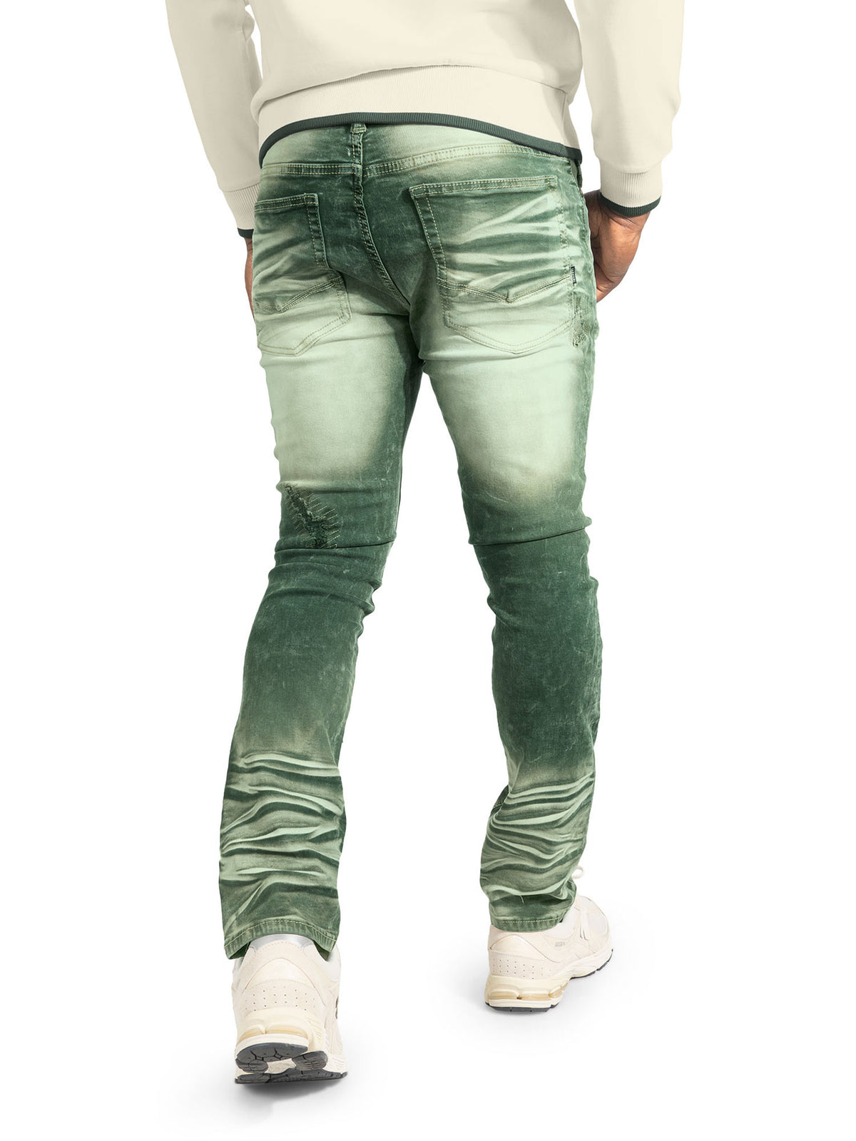 Makobi M1975 Lorenzo Jeans in Green, view 2
