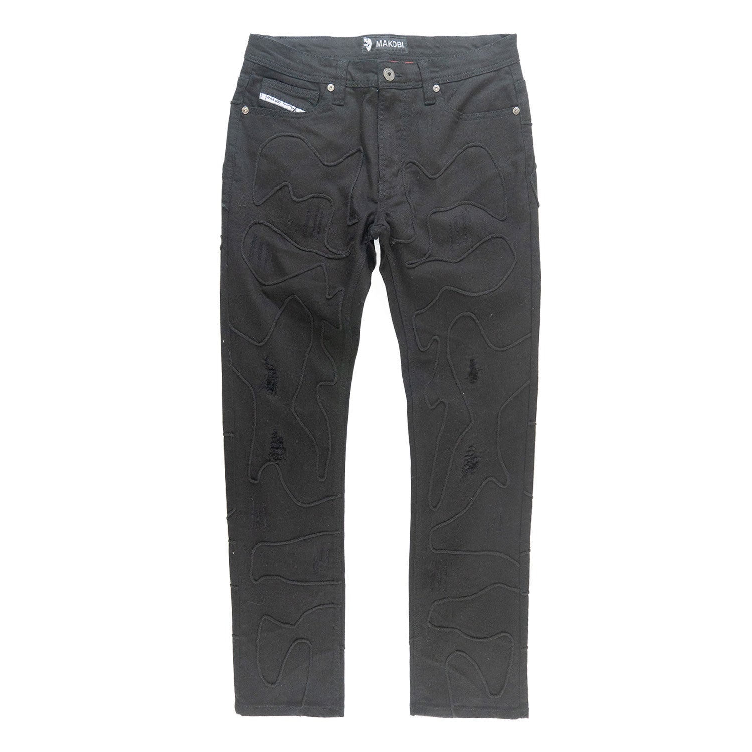 Makobi M1976 Belluci Jeans in Black, view 3