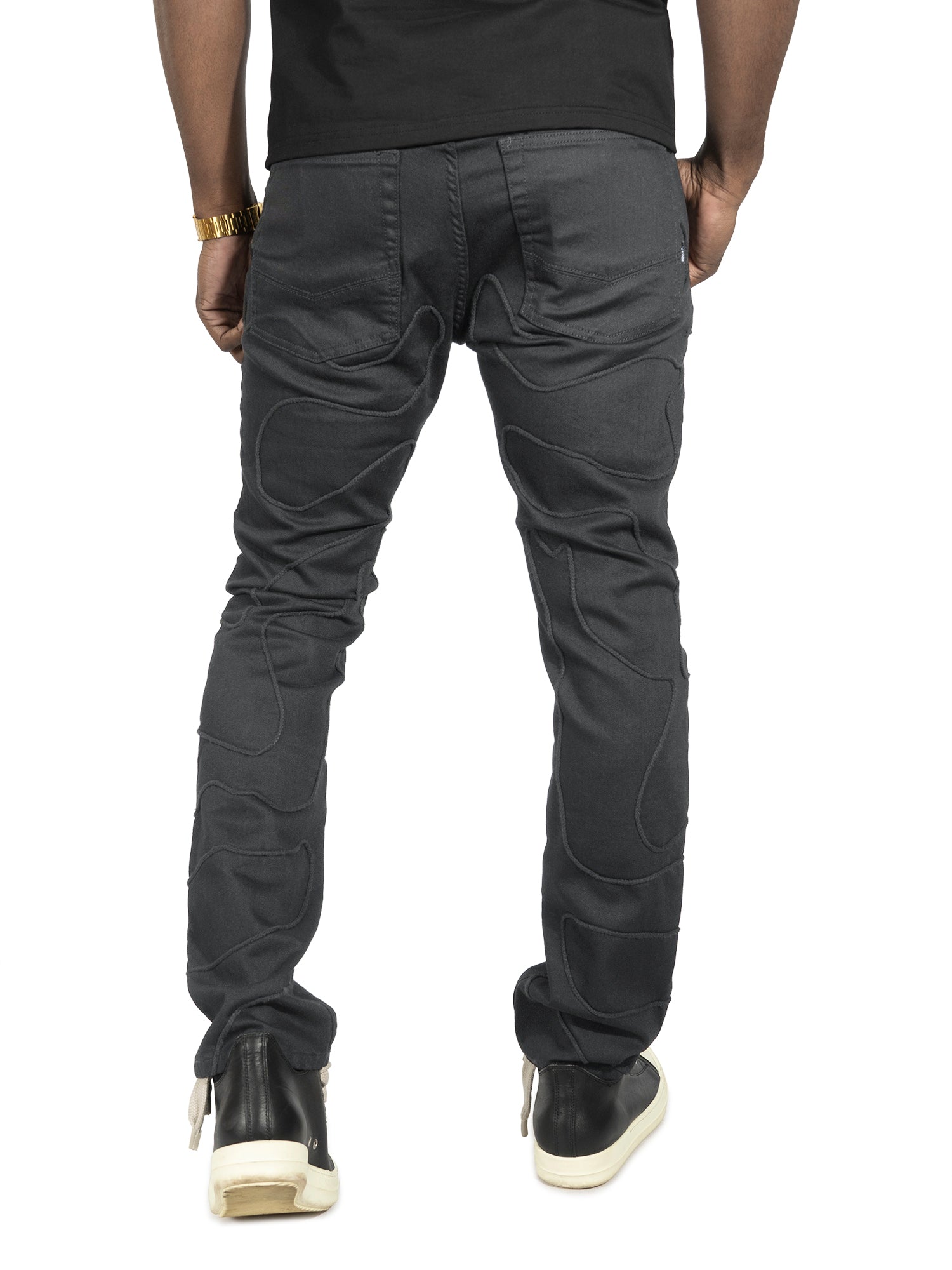 Makobi M1976 Belluci Jeans in Black, view 2