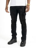 M1977 Masino Cargo Jeans - Black