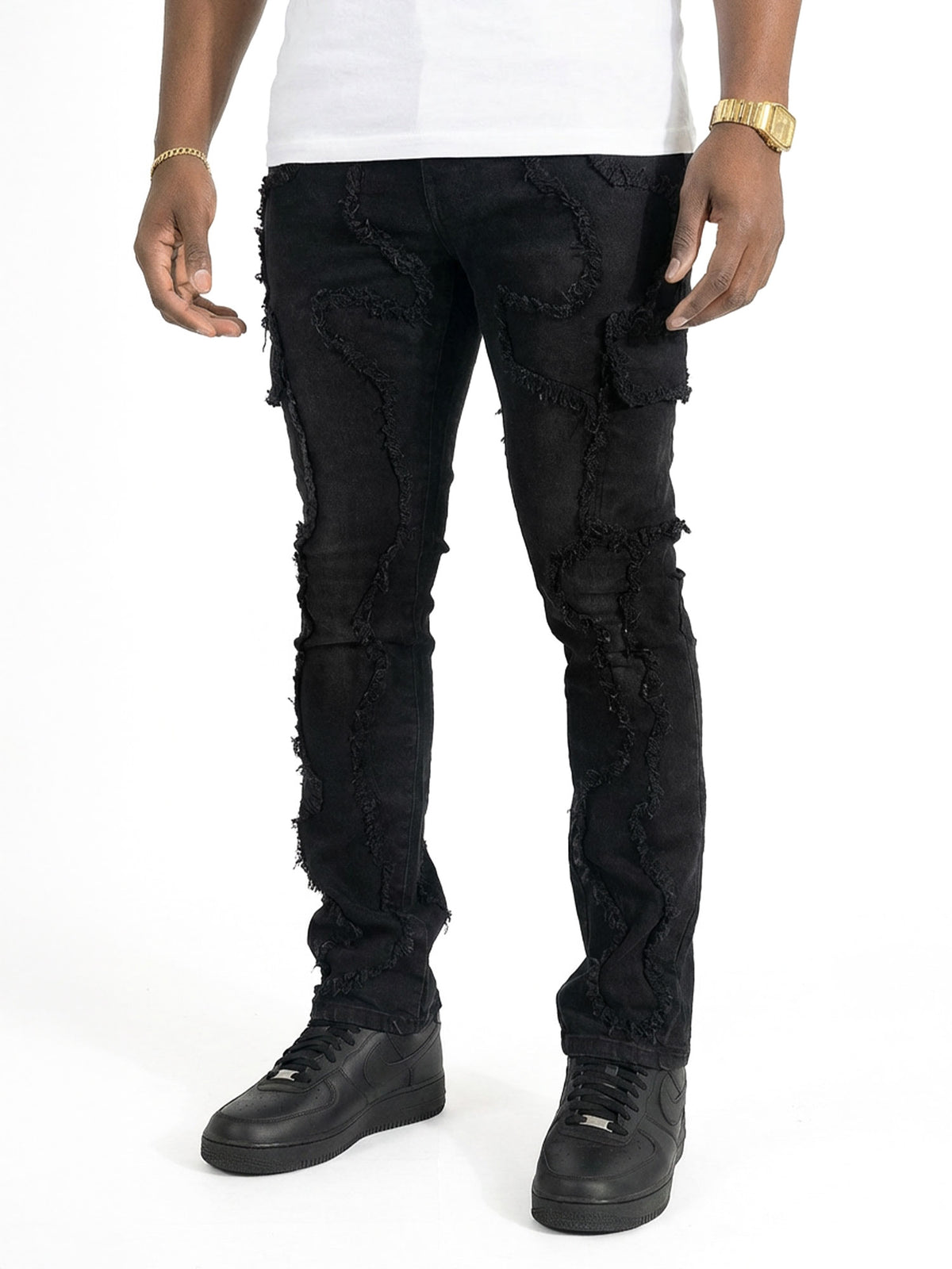 M1977 Masino Cargo Jeans - Black