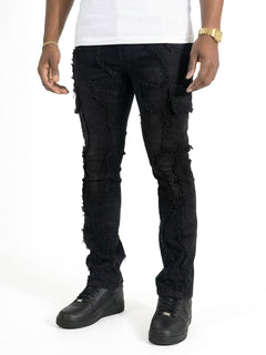 M1977 Masino Cargo Jeans - Black