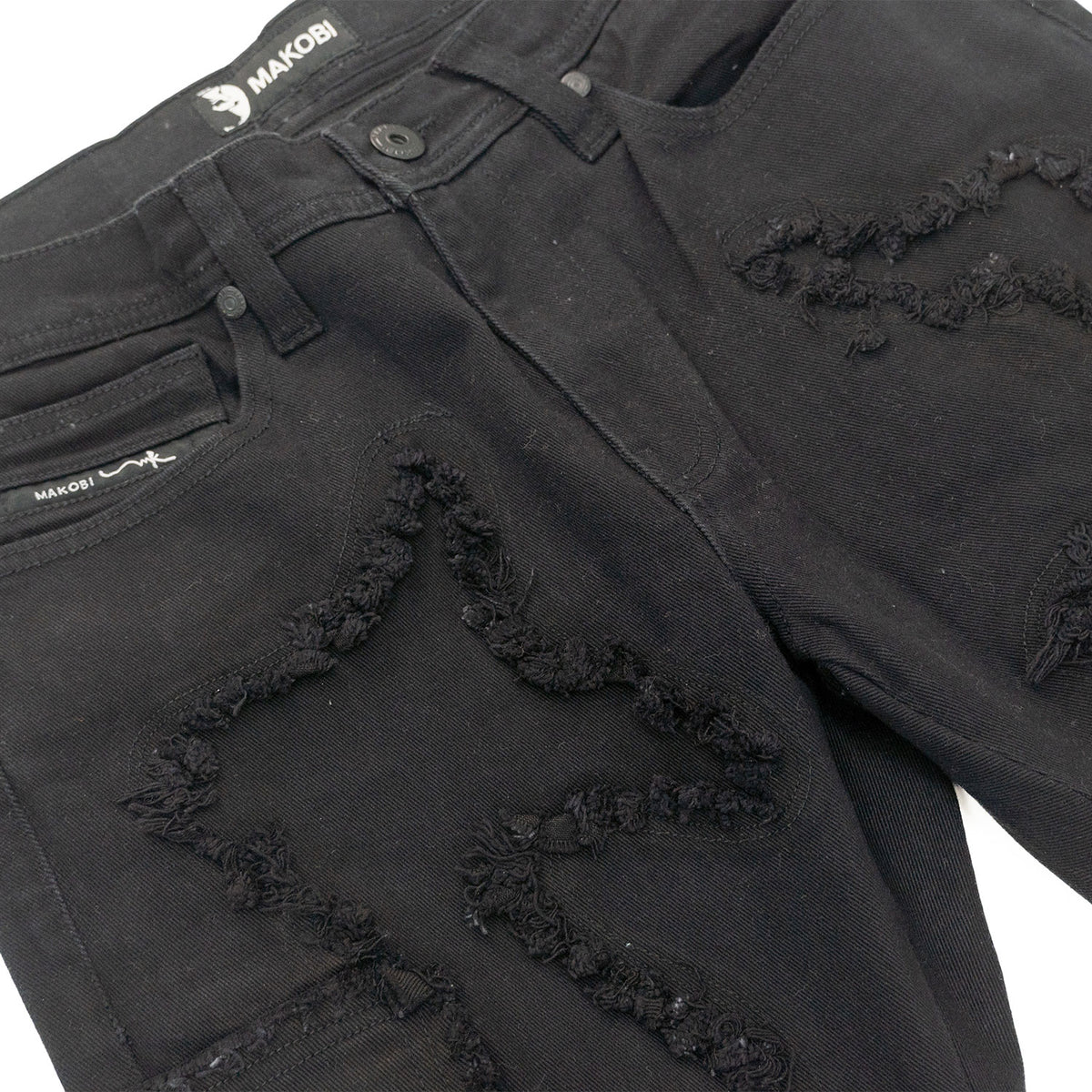 M1977 Masino Cargo Jeans - Black