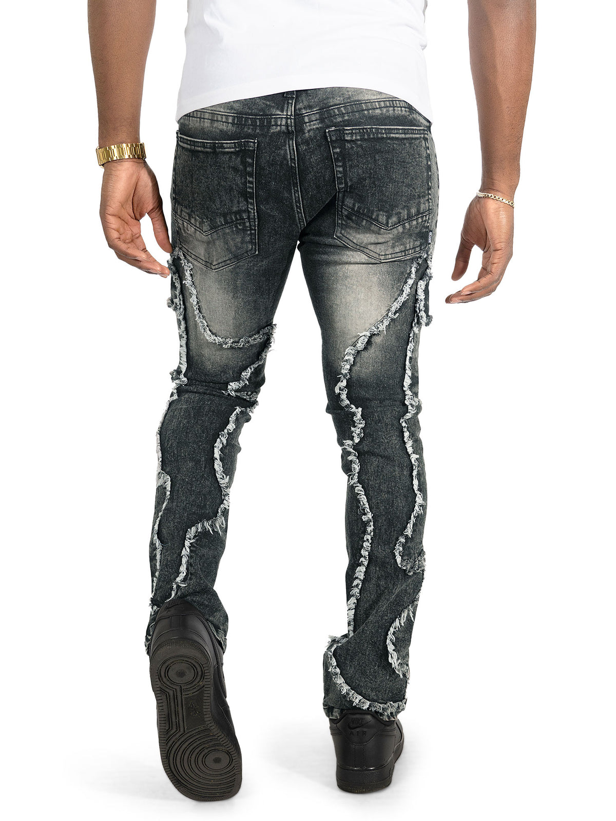 M1977 Masino Cargo Jeans - Black Wash