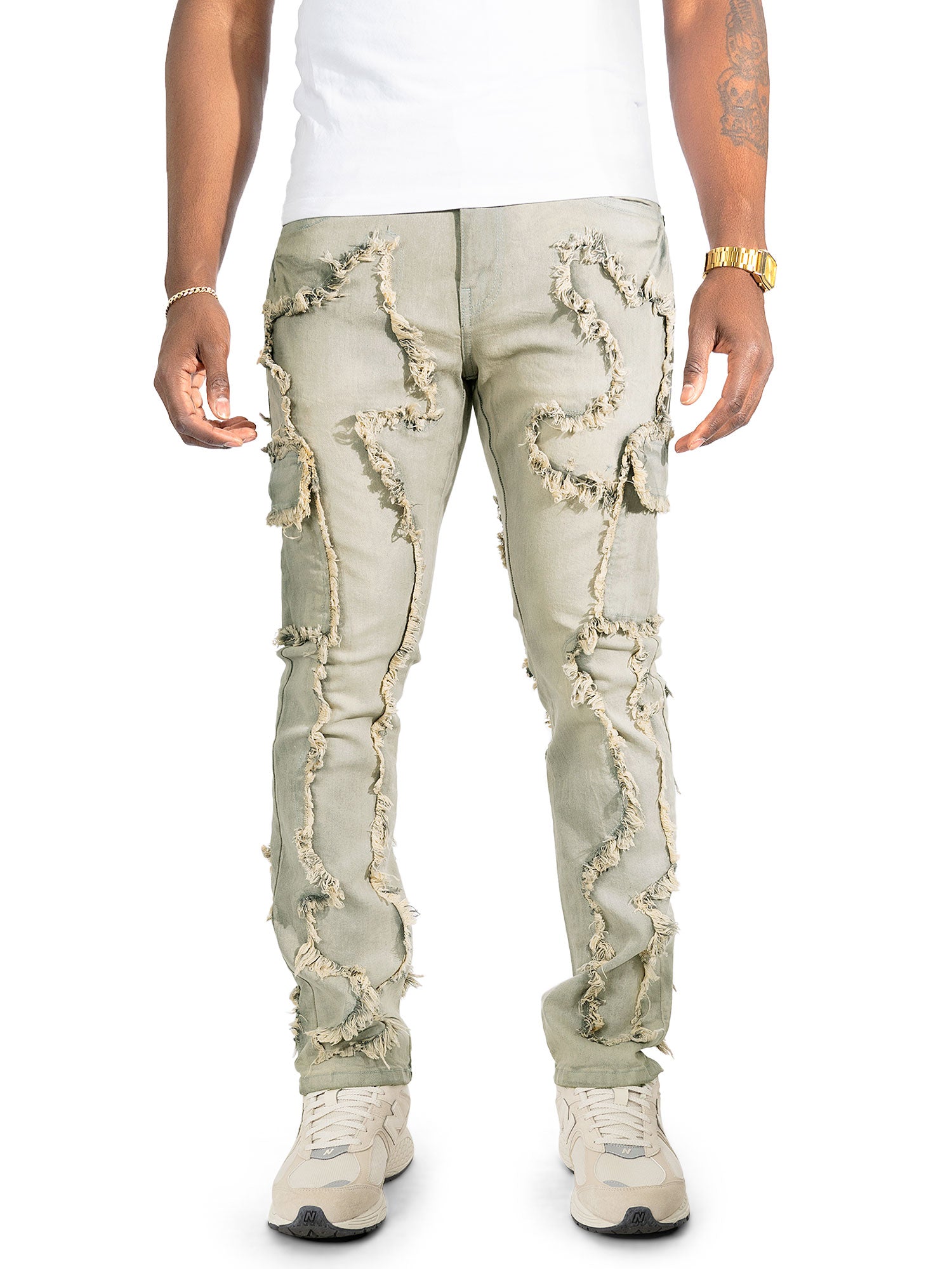 M1977 Masino Cargo Jeans - Gray