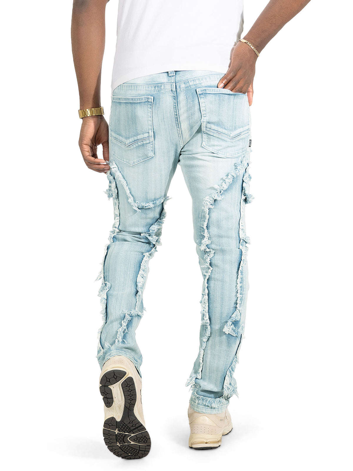 M1977 Masino Cargo Jeans - Light Wash