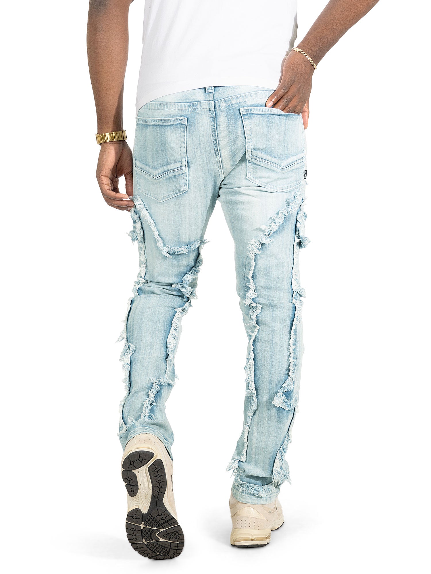 M1977 Masino Cargo Jeans - Light Wash