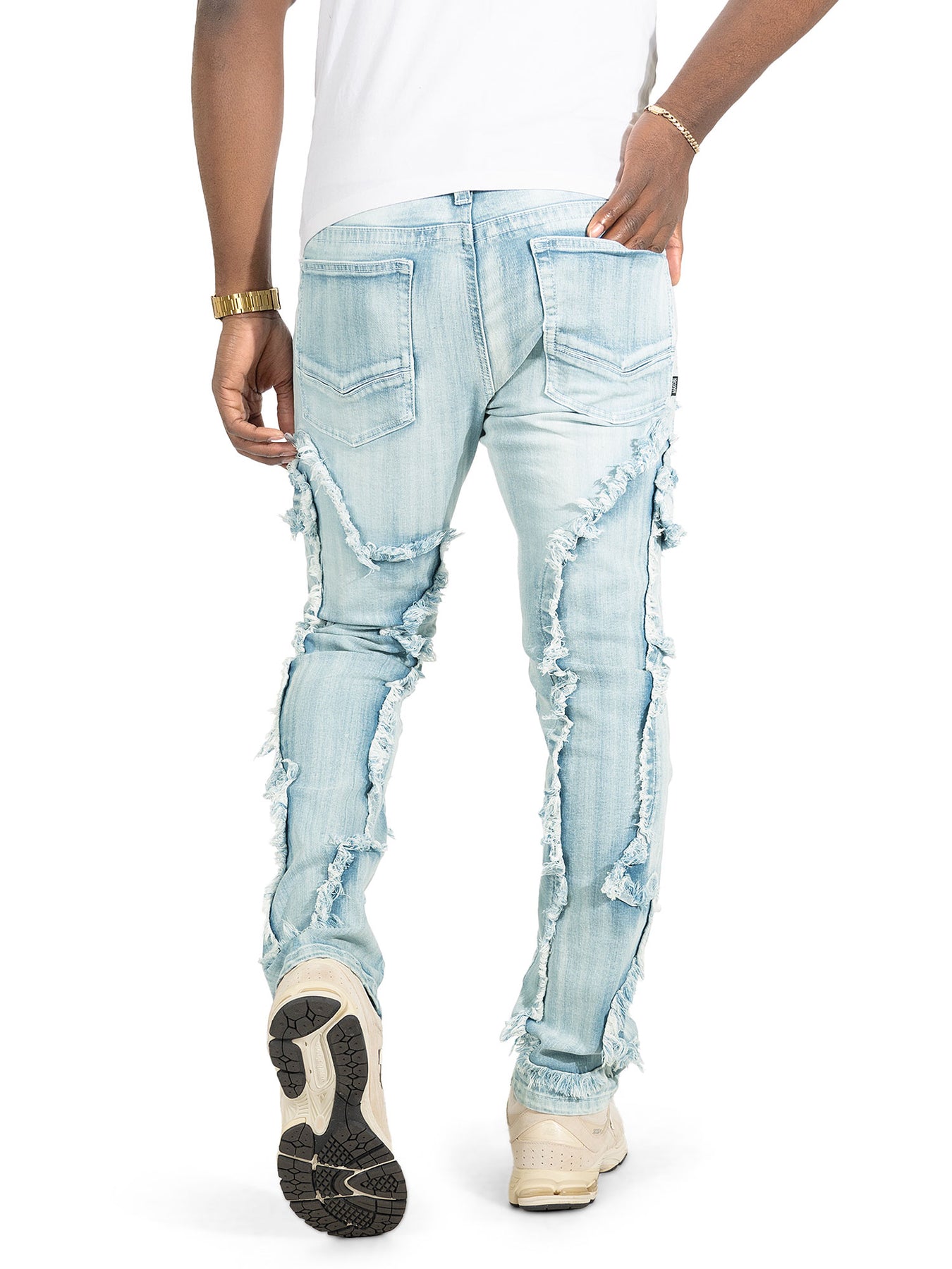 M1977 Masino Cargo Jeans - Light Wash