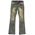 Makobi M1978 Romano Stacked Jeans in Dirt