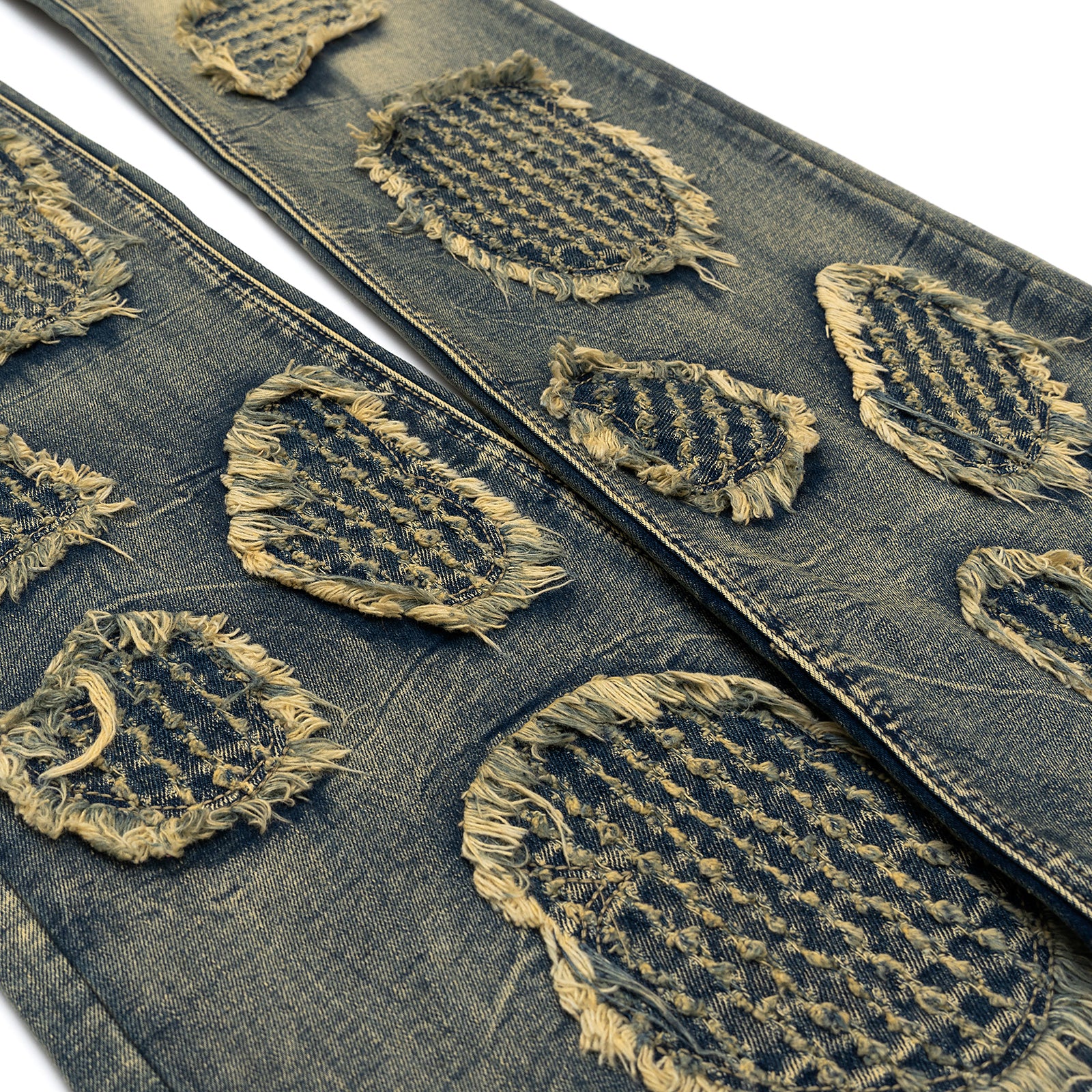 Makobi M1978 Romano Stacked Jeans in Dirt, view 4