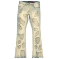 Makobi M1978 Romano Stacked Jeans in Light Wash
