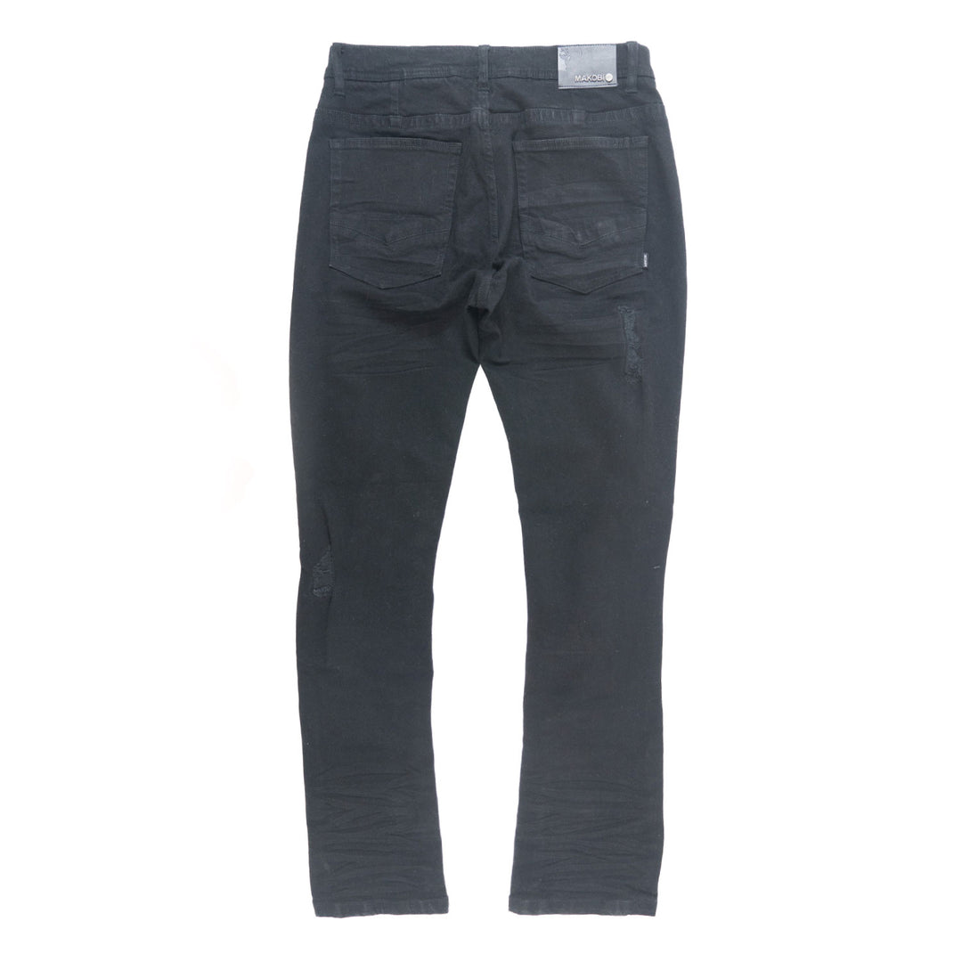 M1979 Moreli Jeans - Jet Black – Makobi Jeans USA