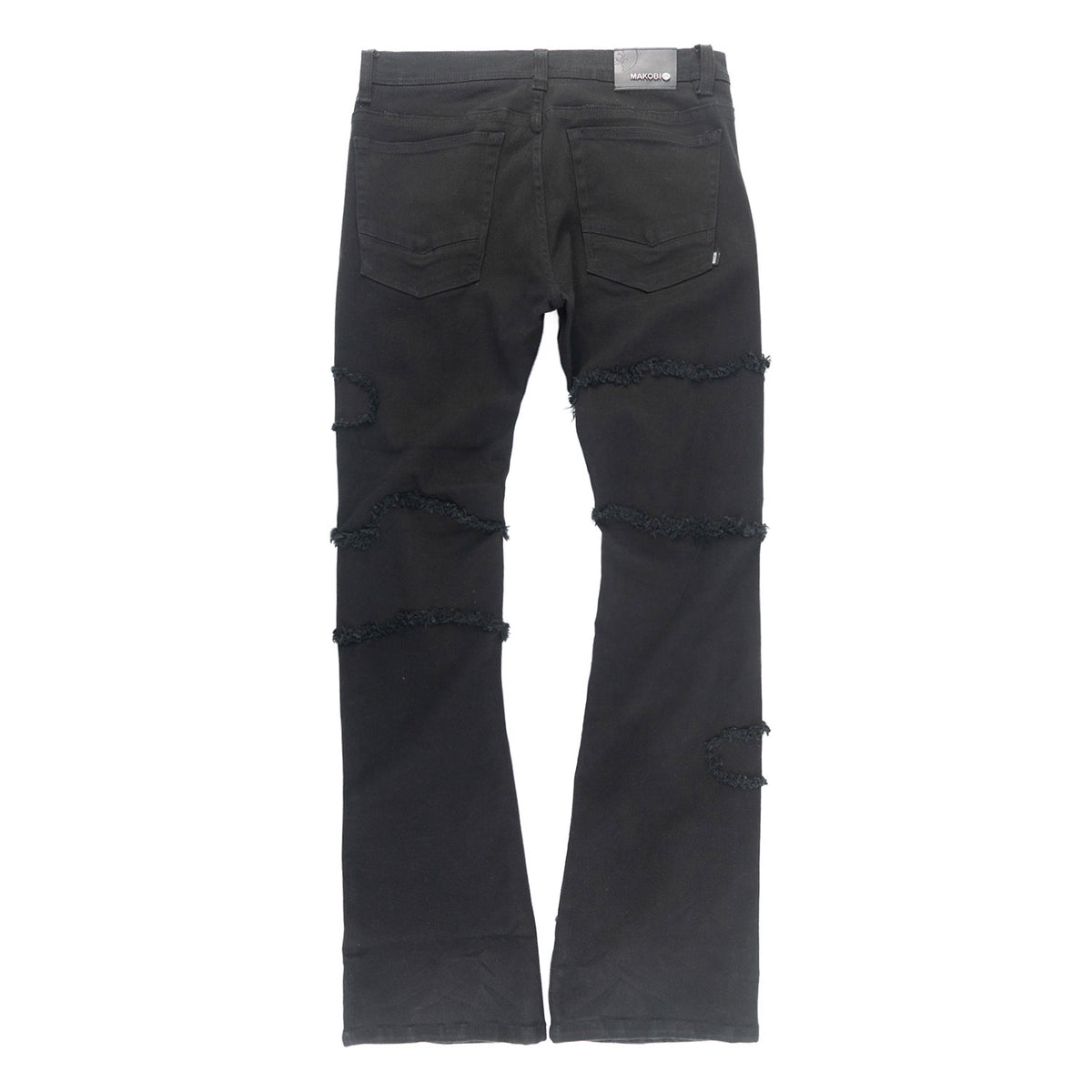M1984 Pastoni Stacked Jeans -  Jet Black