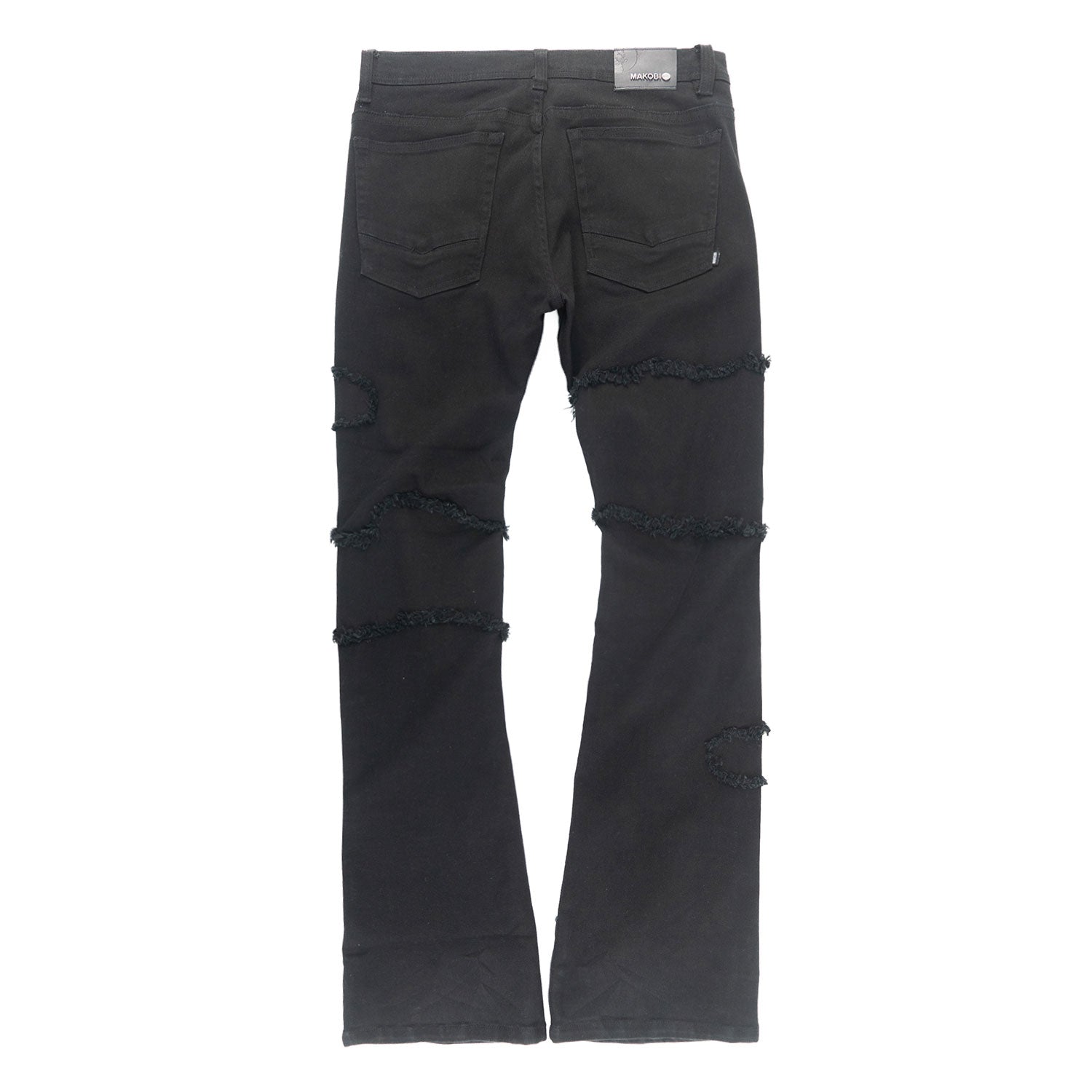 M1984 Pastoni Stacked Jeans -  Jet Black