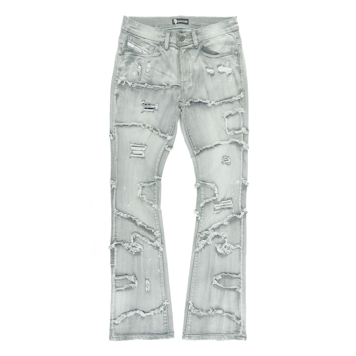M1984 Pastoni Stacked Jeans - Gray