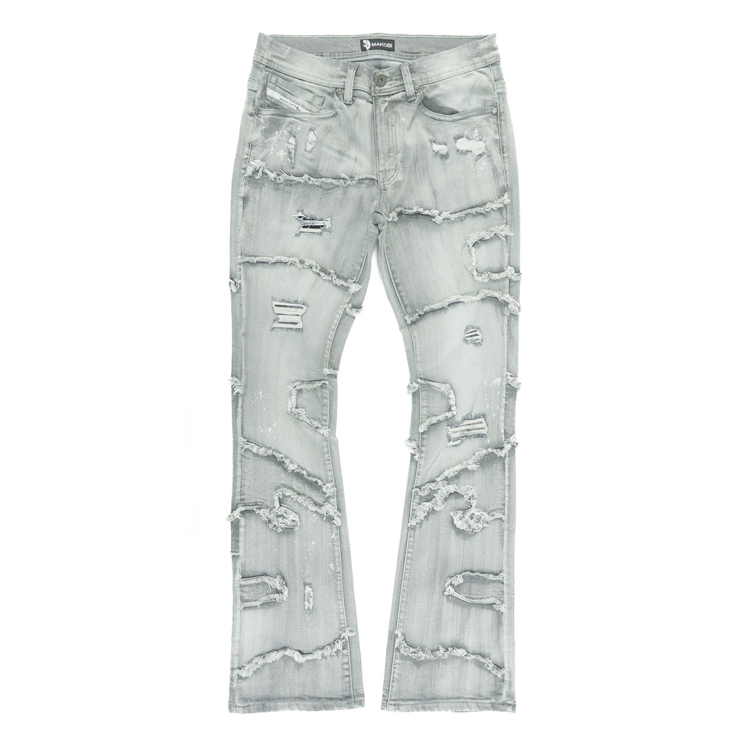 M1984 Pastoni Stacked Jeans - Gray
