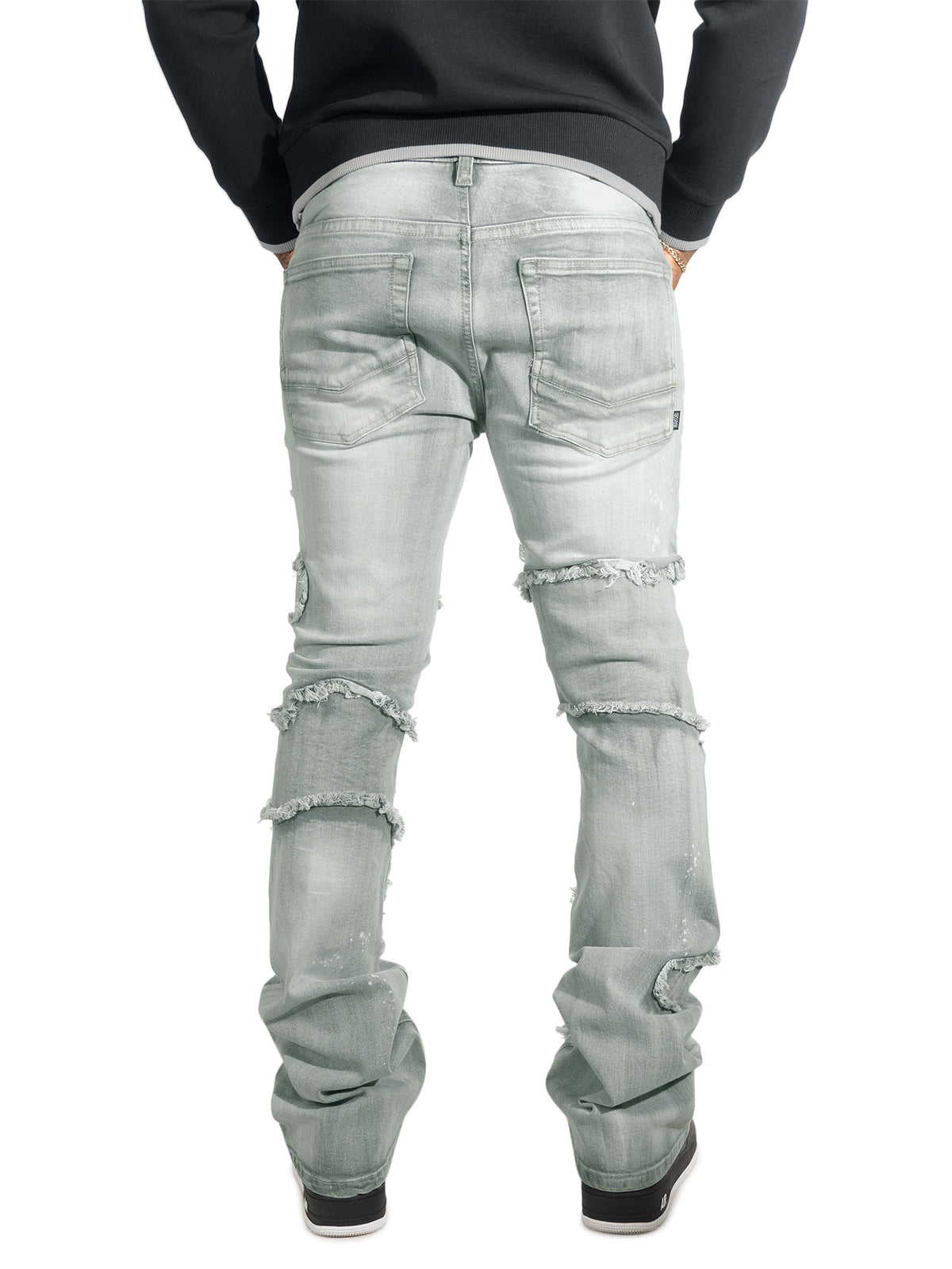 M1984 Pastoni Stacked Jeans - Gray