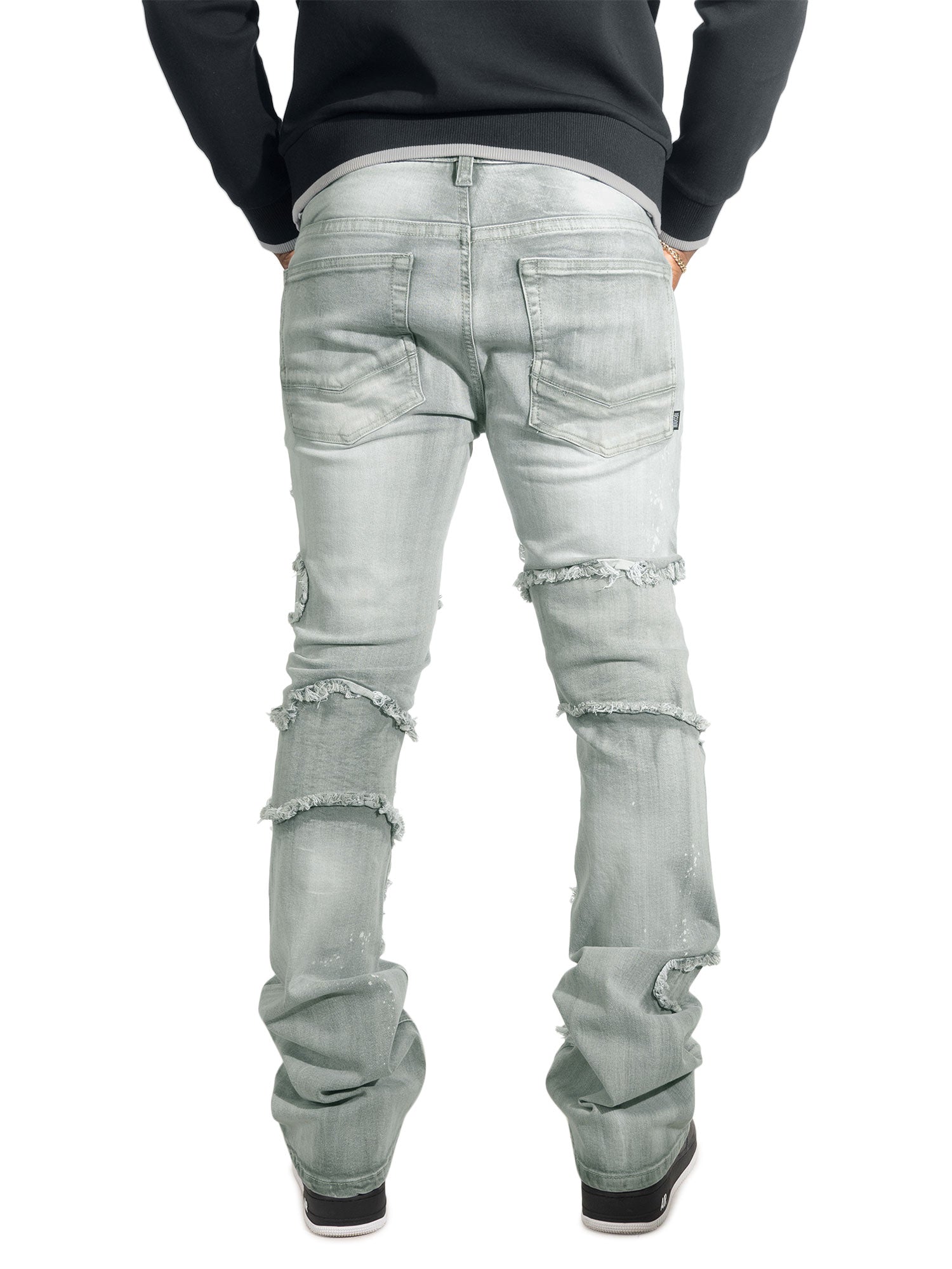 M1984 Pastoni Stacked Jeans - Gray