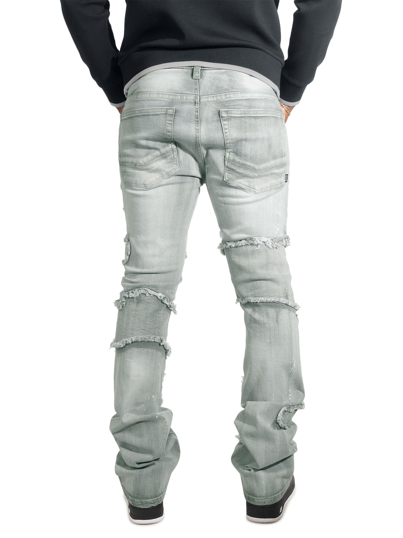 M1984 Pastoni Stacked Jeans - Gray