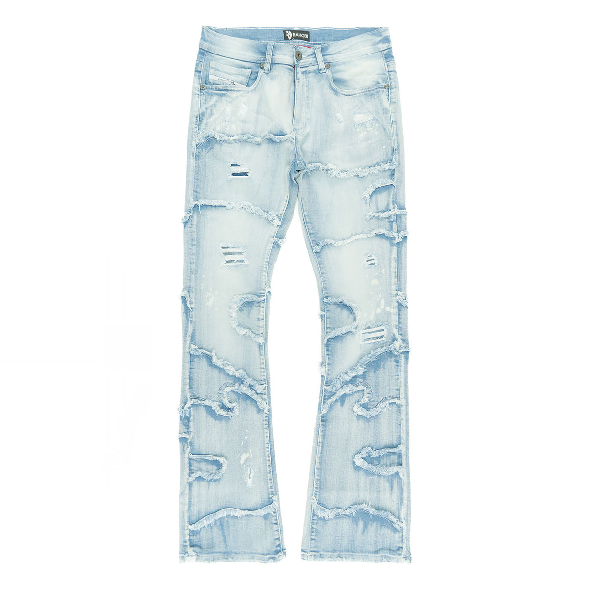 M1984 Pastoni Stacked Jeans -  Light Wash