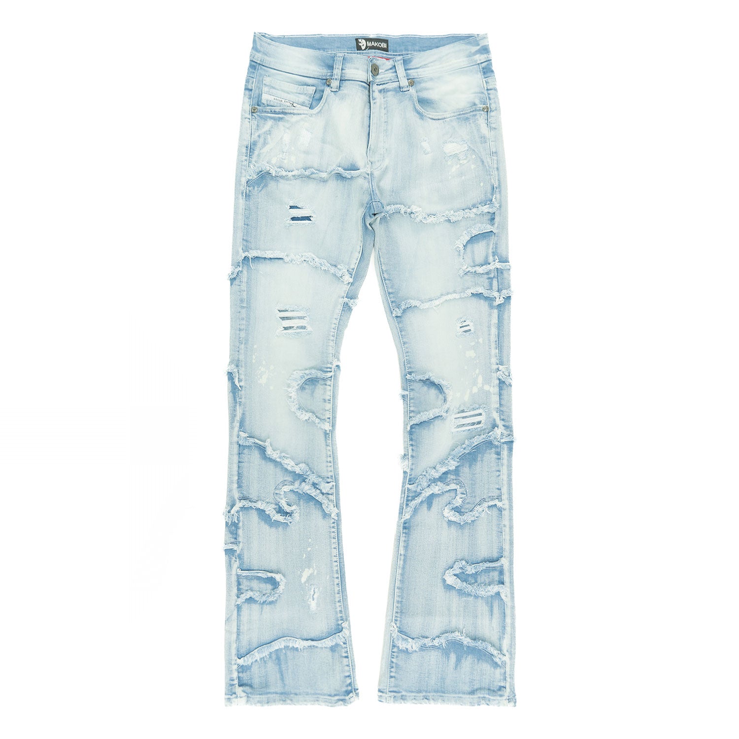 M1984 Pastoni Stacked Jeans -  Light Wash