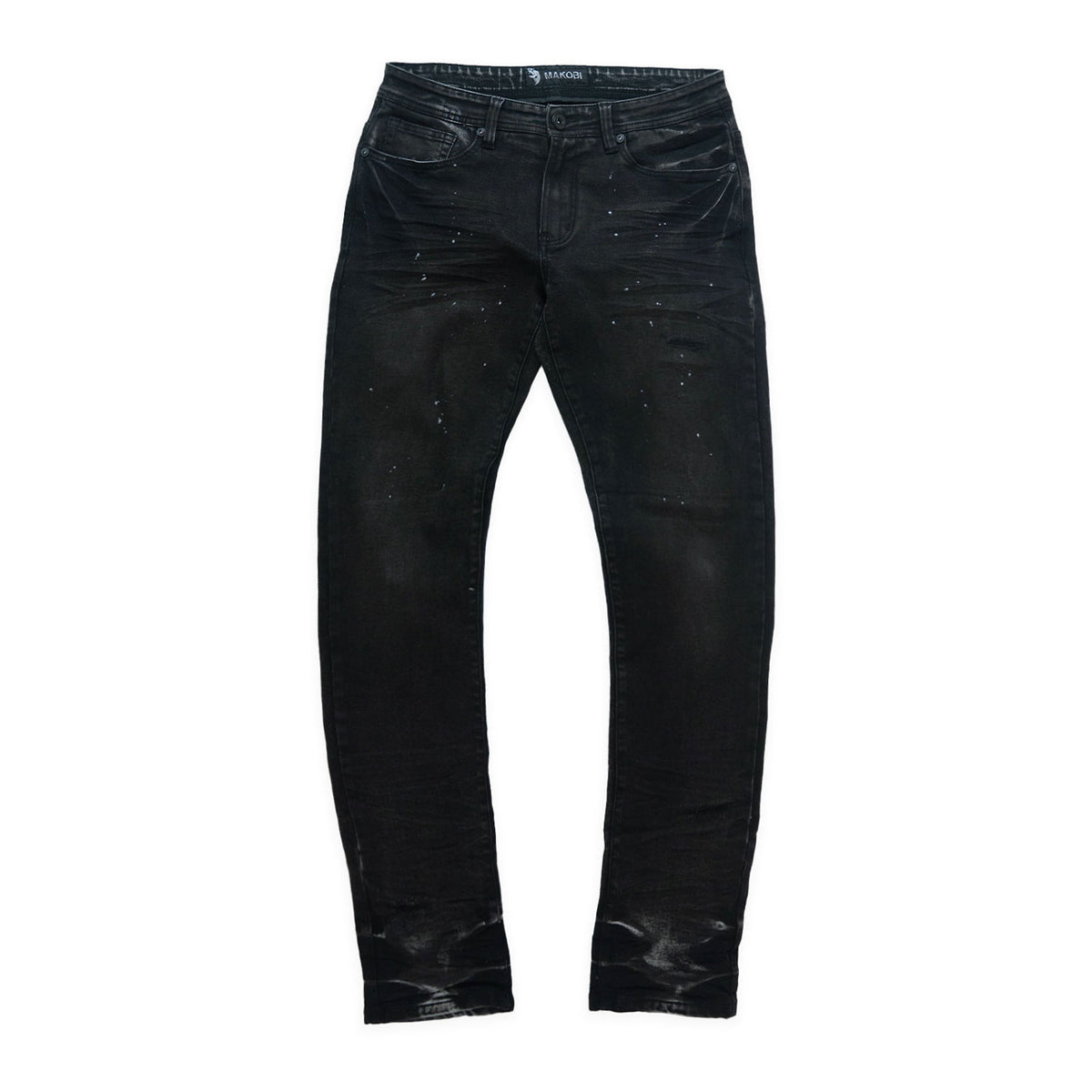 Makobi M1991 Avenida Greased Jeans in Black
