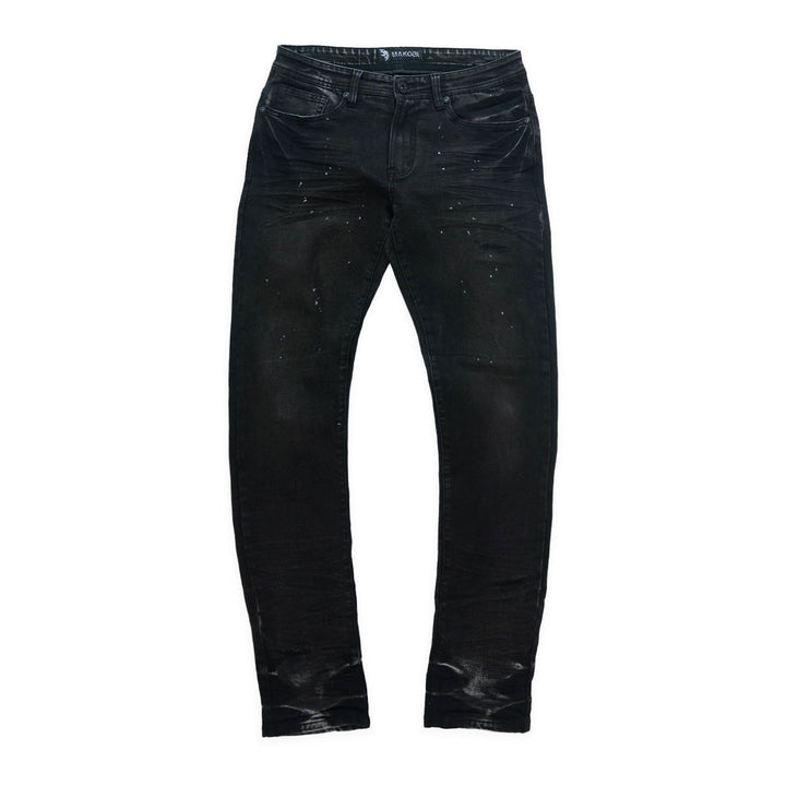 Makobi M1991 Avenida Greased Jeans in Black