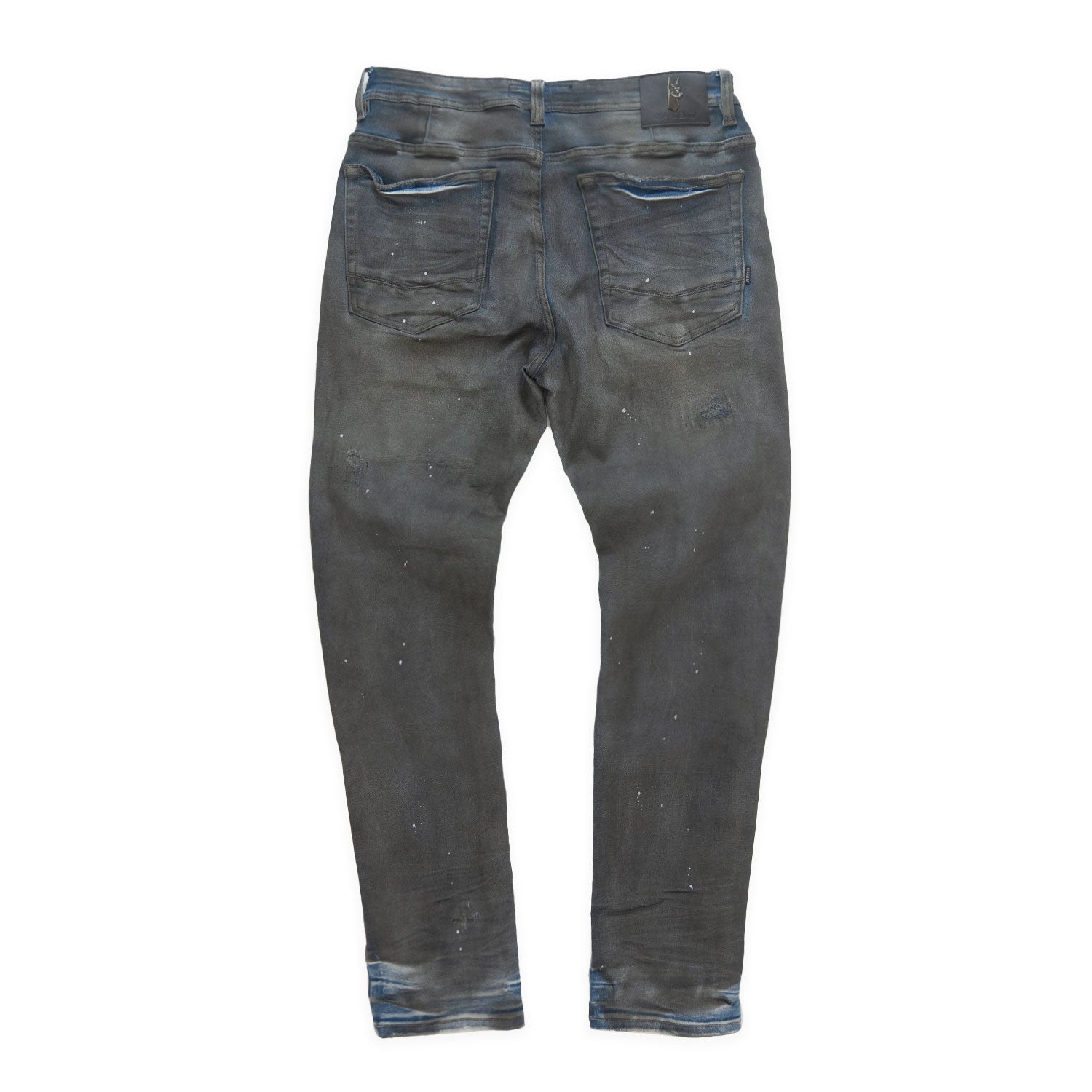 Makobi M1991 Avenida Greased Jeans in Grease Wash, view 6