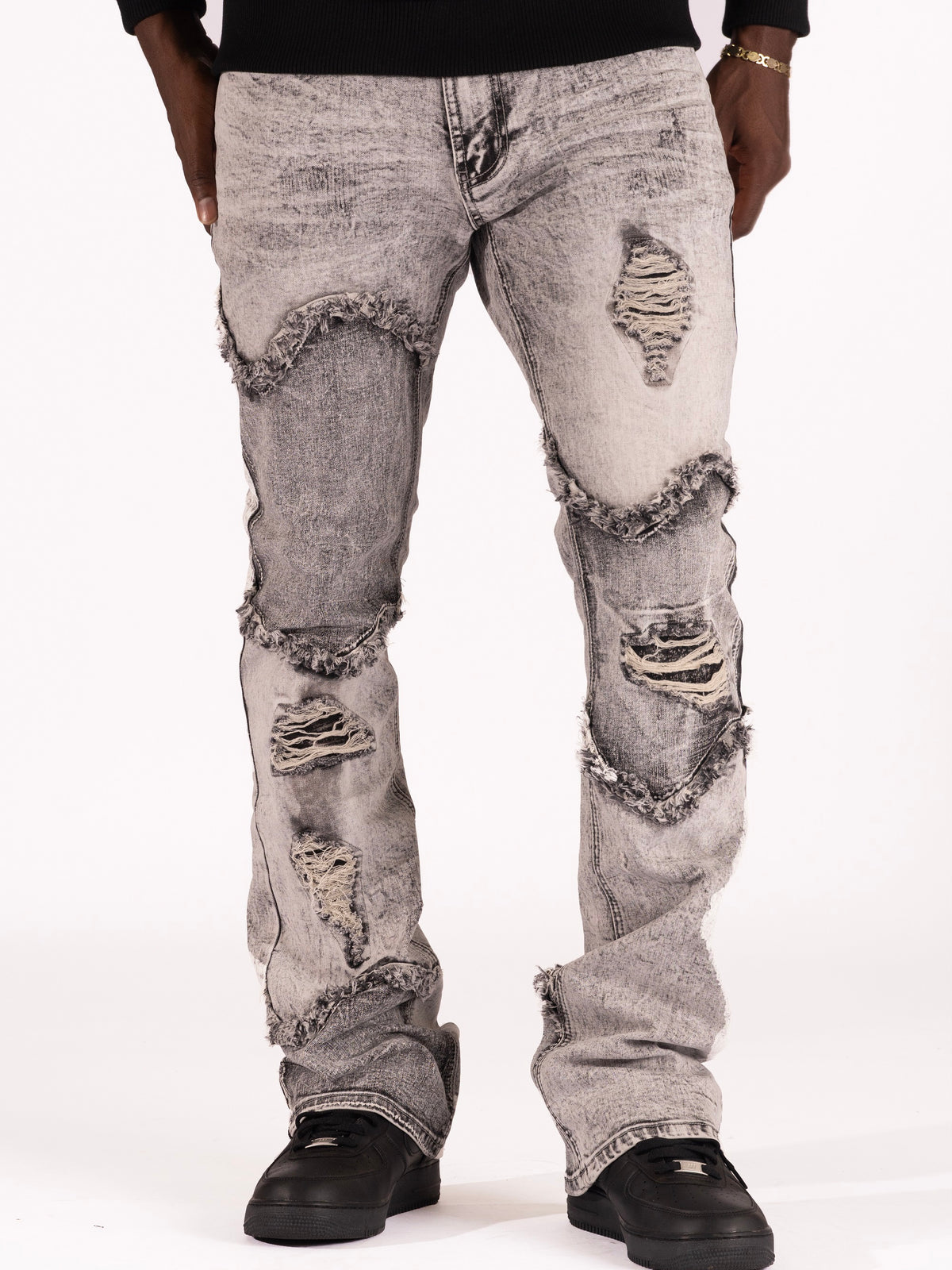 Makobi M1992 Moradi Jeans in Gray, view 5