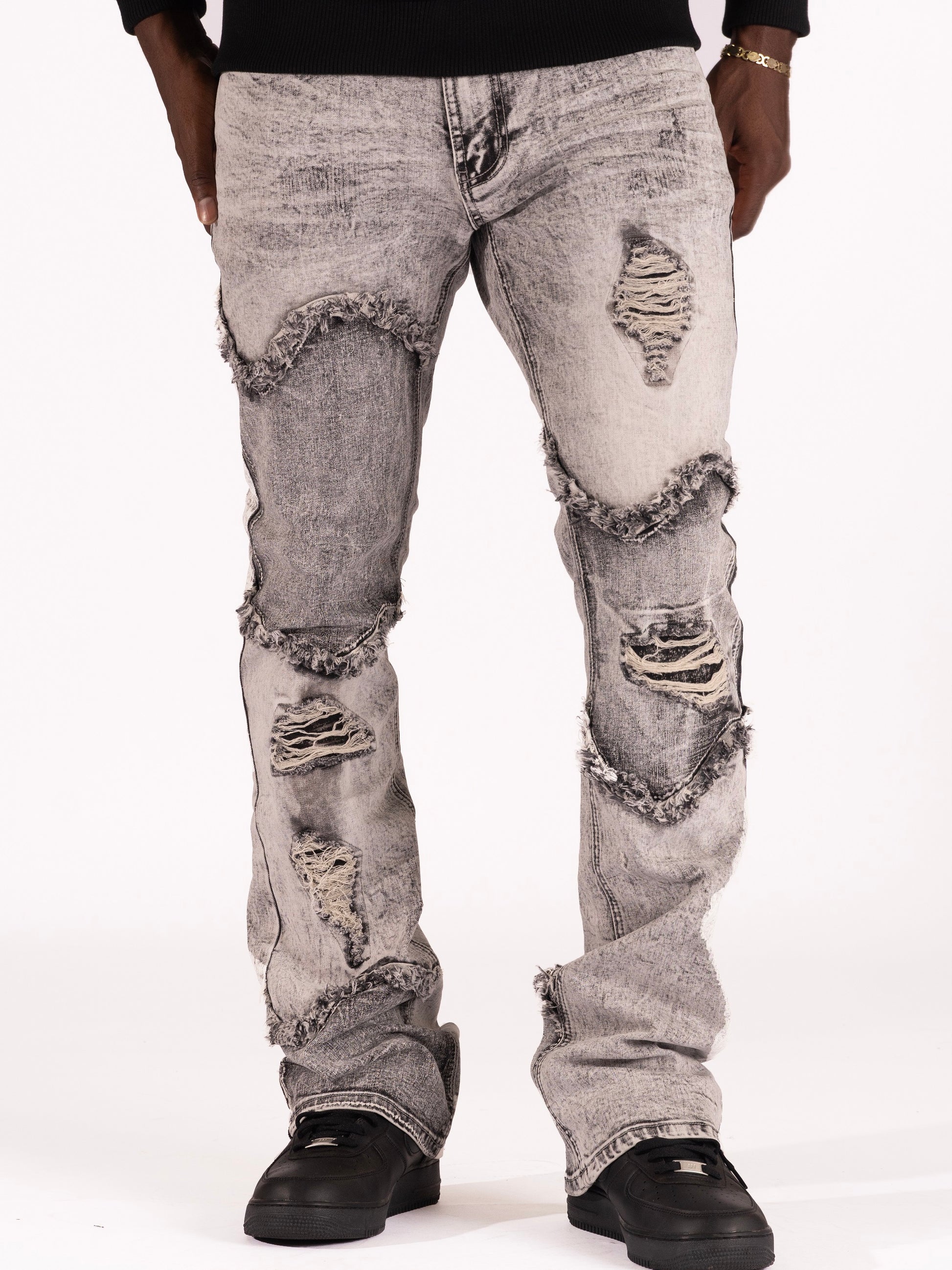 Makobi M1992 Moradi Jeans in Gray, view 5