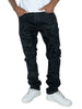 M1993 Argento Riped & Repair Jeans - Jet Black