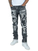 M1993 Argento Riped & Repair Jeans - Black wash