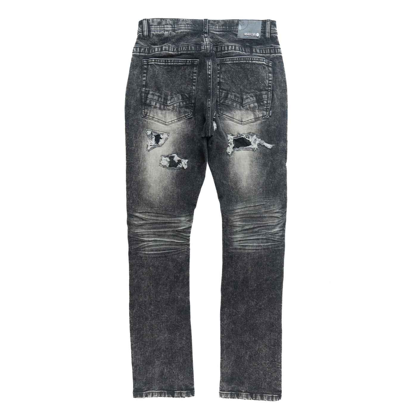 M1993 Argento Riped & Repair Jeans - Black wash