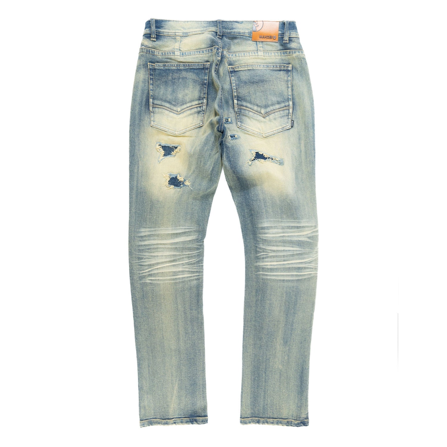 M1993 Argento Riped & Repair Jeans - Dirt