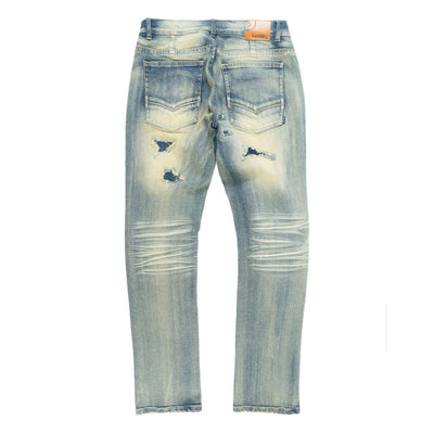 M1993 Argento Riped & Repair Jeans - Dirt