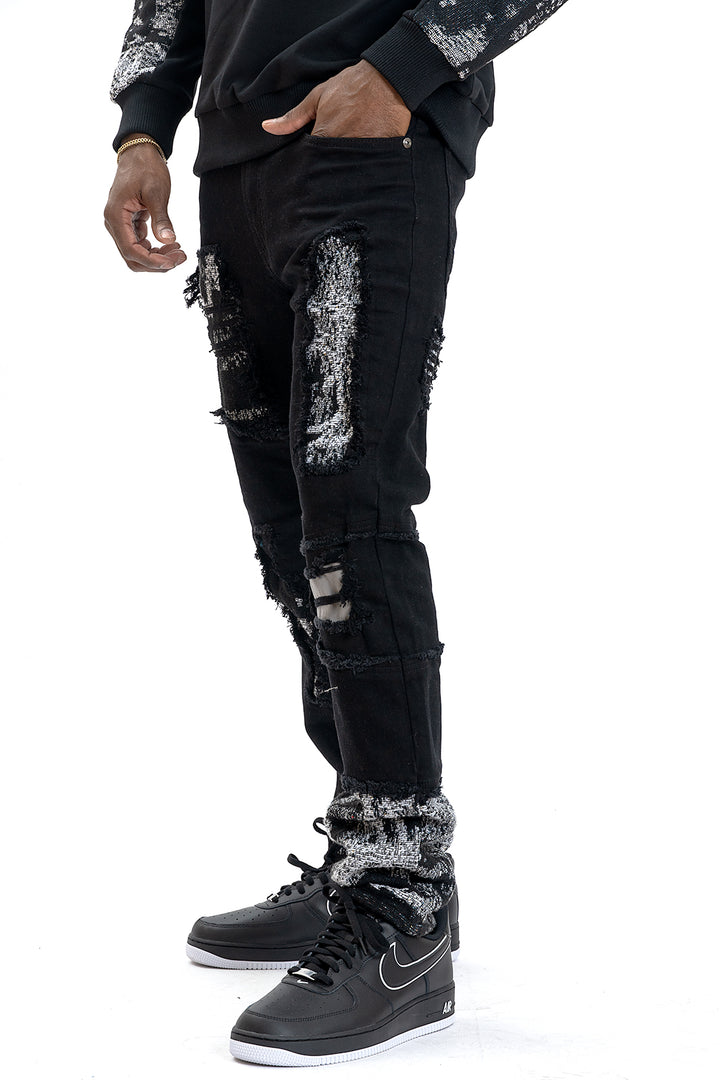 M1994 Bagnoli Tapestry Jeans - Black