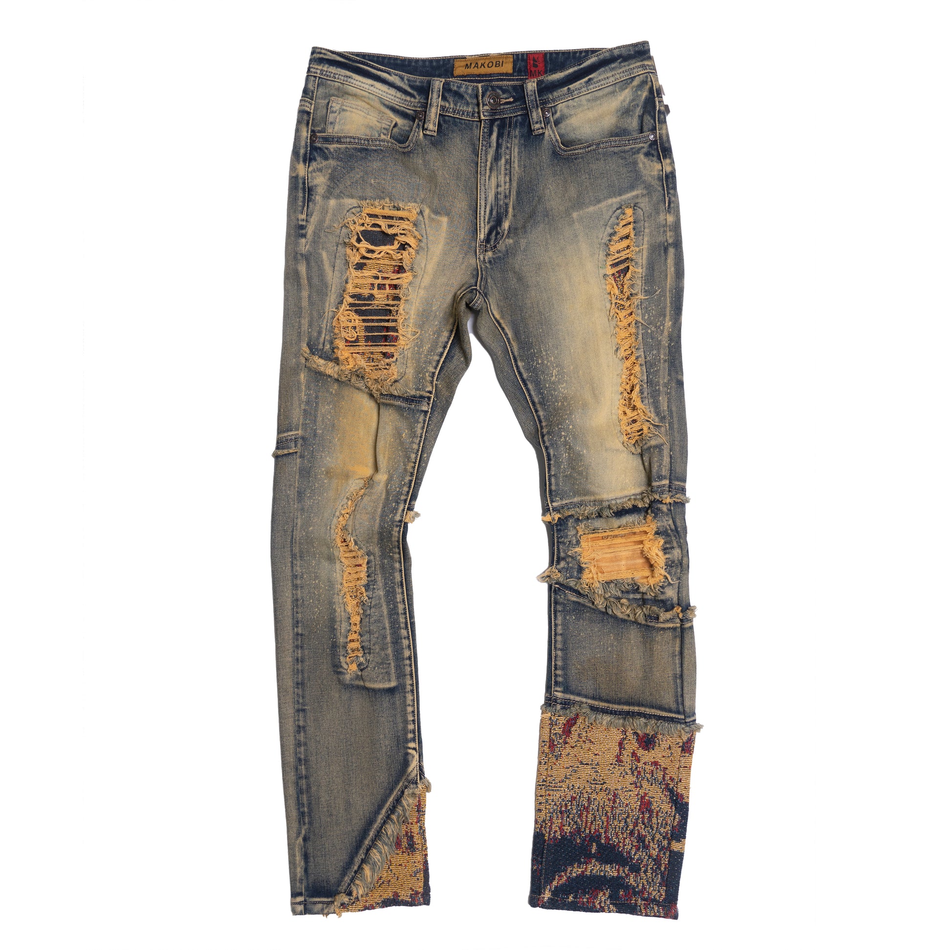 Makobi M1994 Bagnoli Tapestry Jeans in Dirt