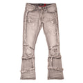 Makobi M1997 Gianos Stacked Jeans in Gray