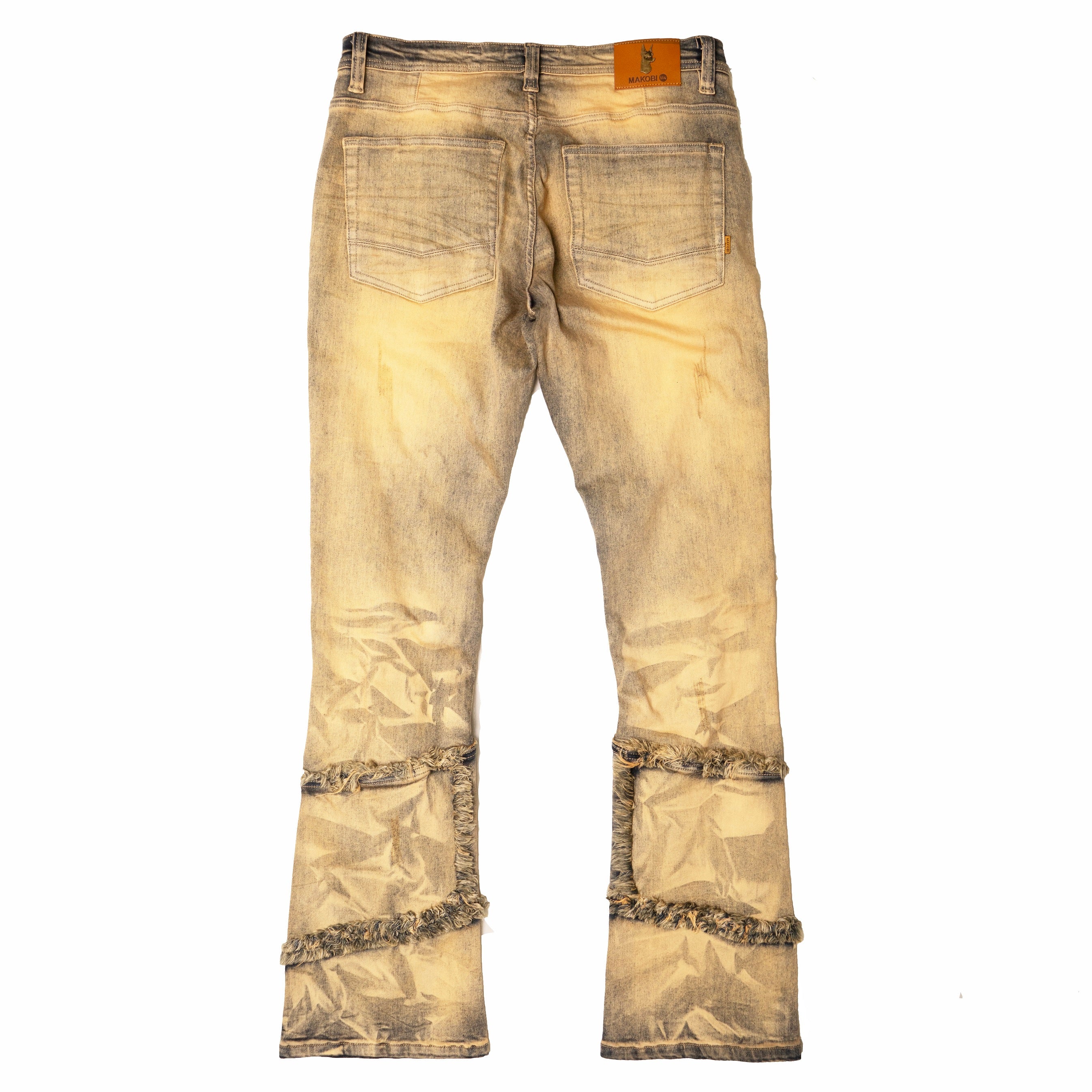 M1997 Gianos Stacked Jeans- Dirt