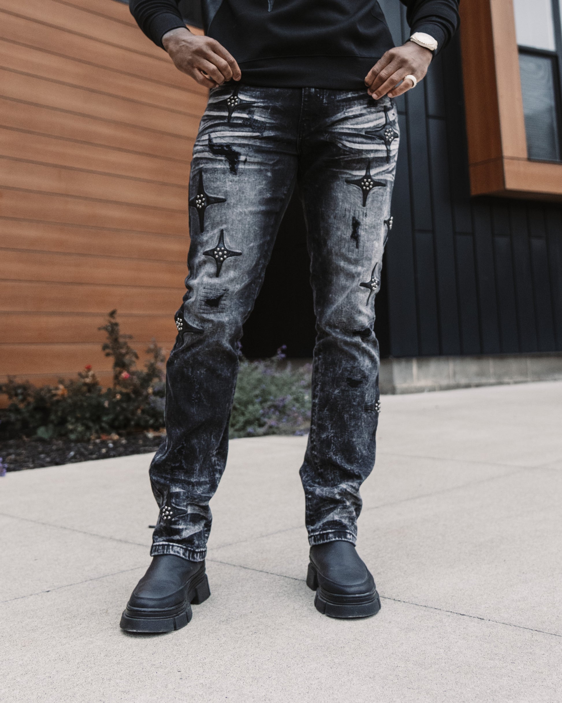 Makobi M1998 Bottega Pants in Black