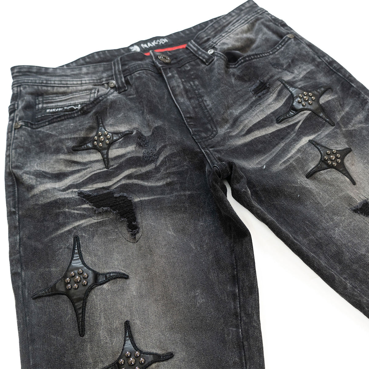 Makobi M1998 Bottega Pants in Black, view 6