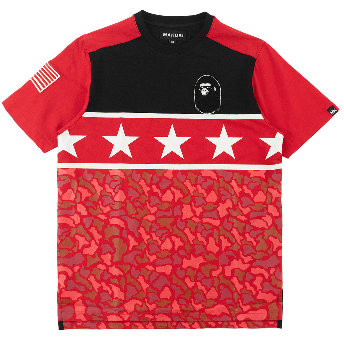 Makobi M235 Makobi APE Camo Tee in RED