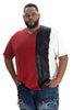 M236 Makobi Knit Piece Shirt - Black/Red