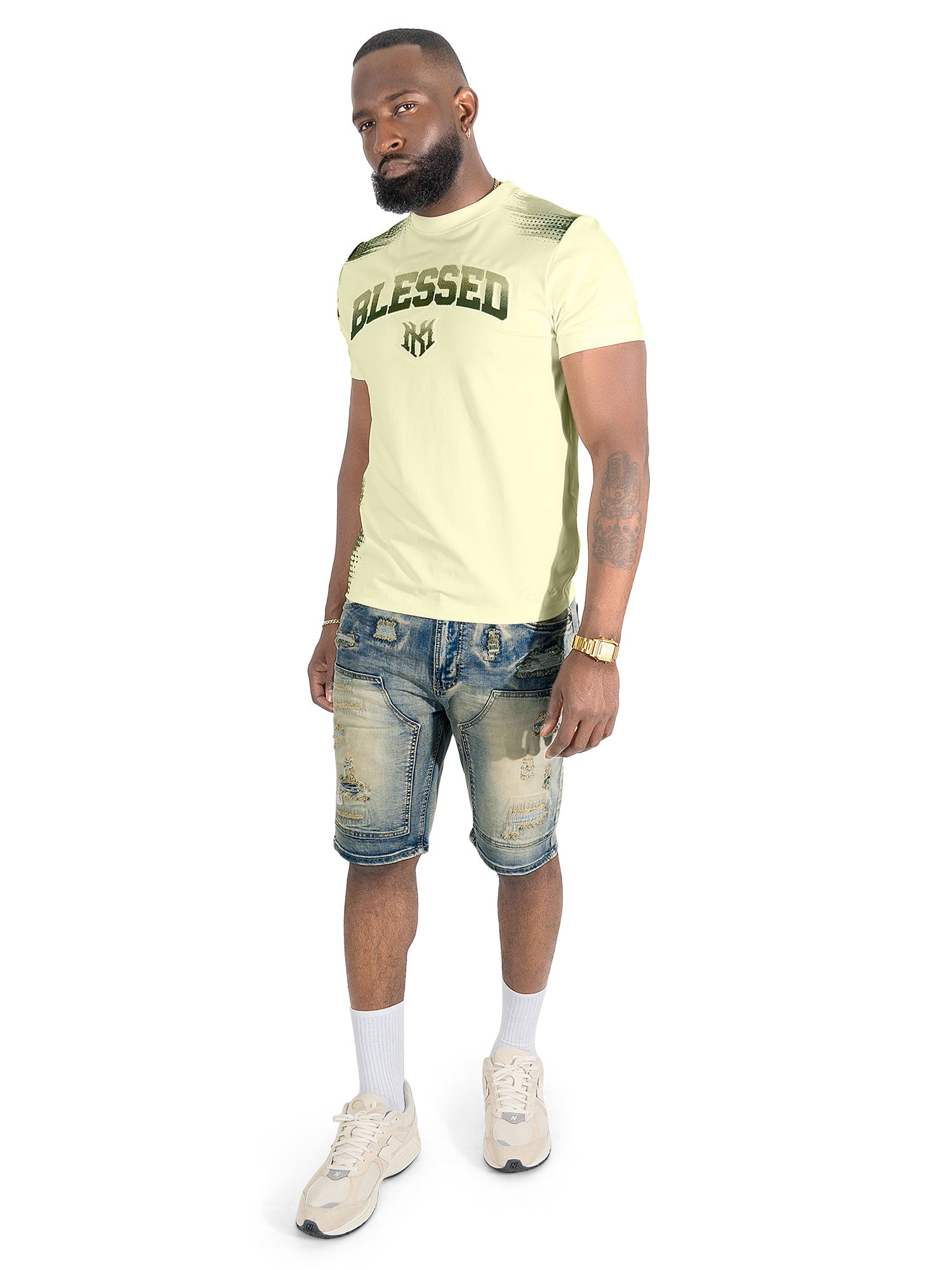 M261 Bendito Blessed Tee - Natural