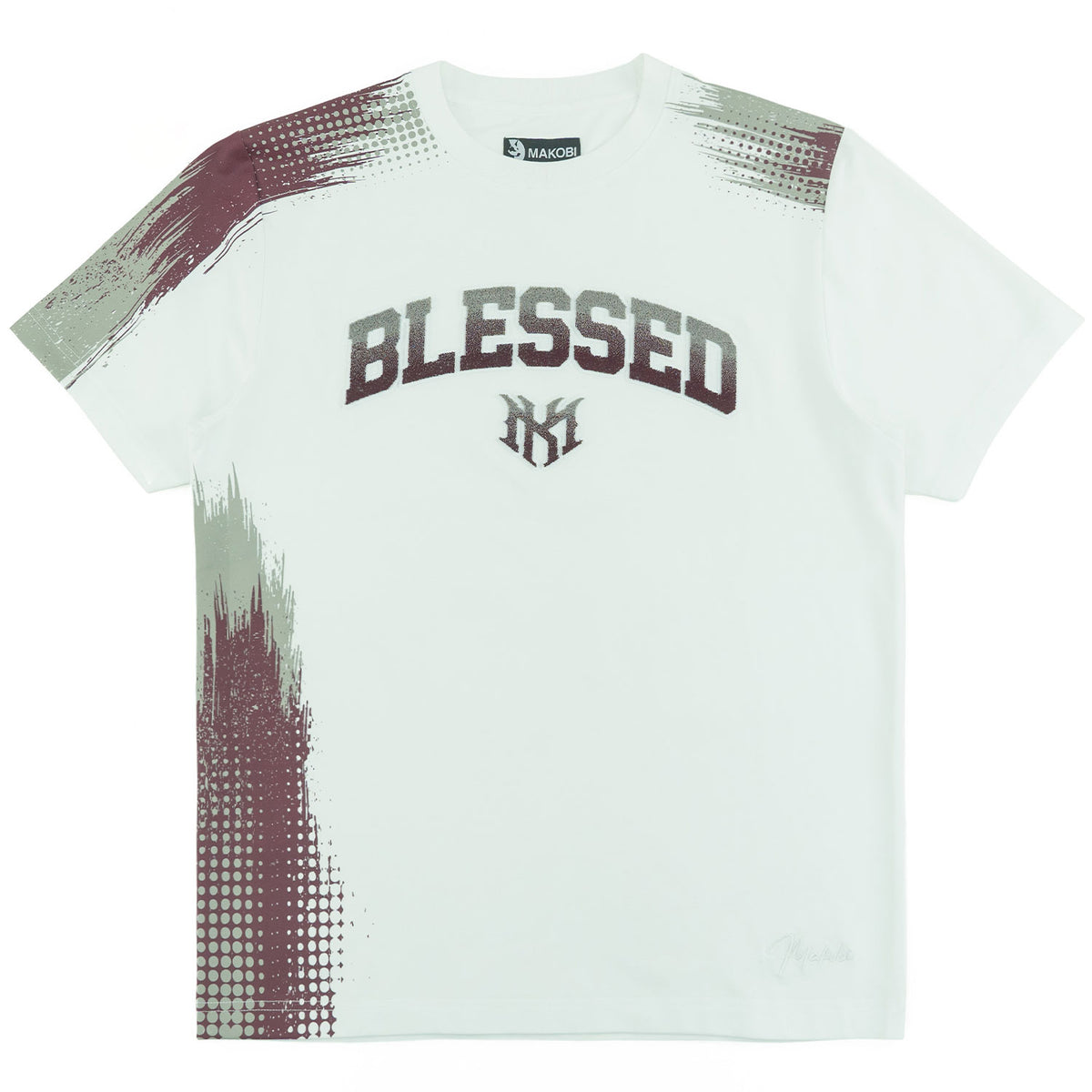 M261 Bendito Blessed Tee - Burgundy