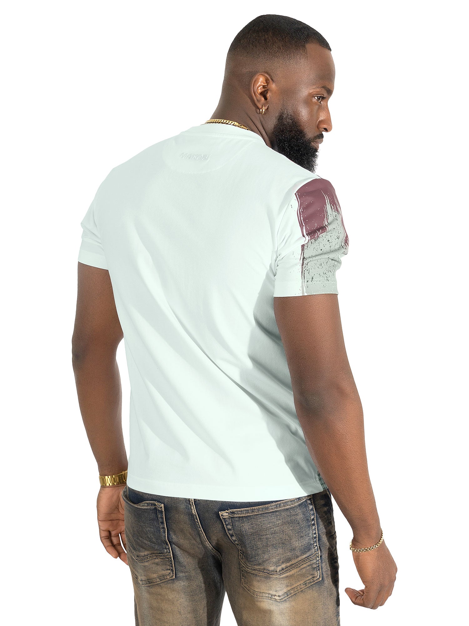 Jersey Shirt | M261 Bendito Blessed Tee - Burgundy