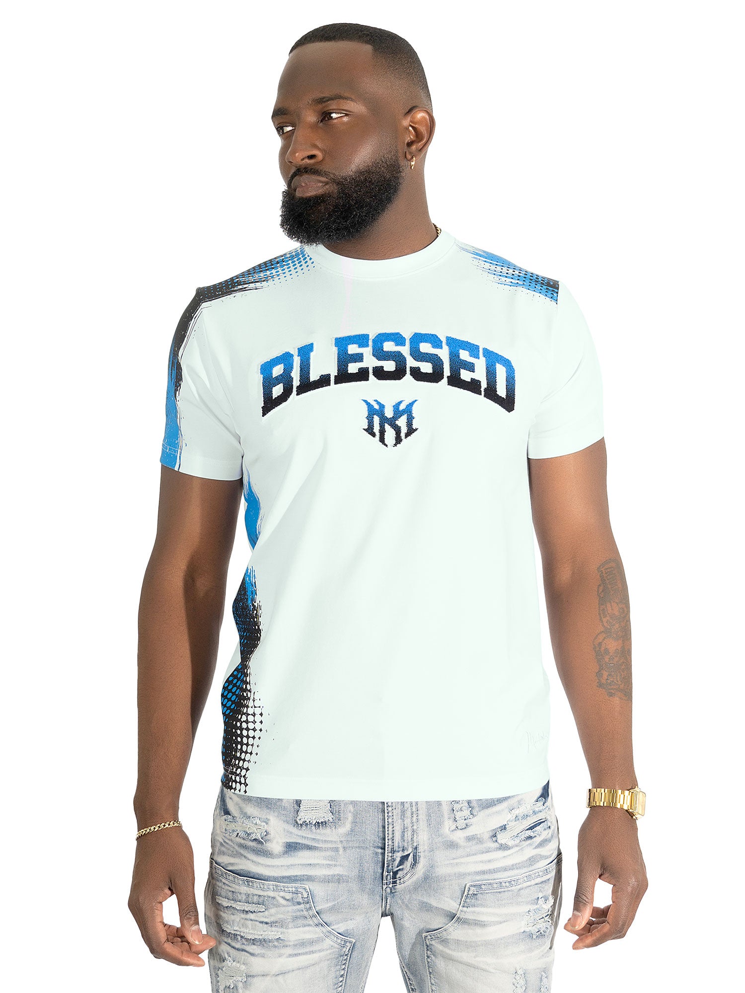 M261 Bendito Blessed Tee - Royal