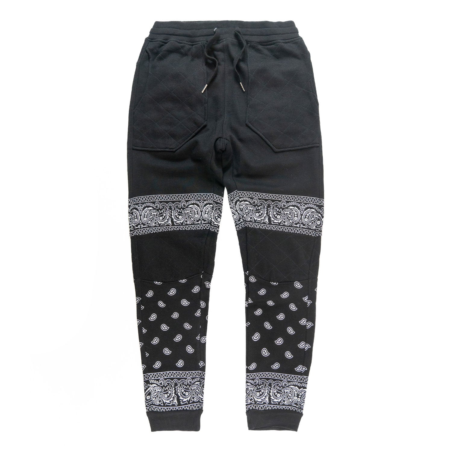 M2765 Bandana Fleece Pants - Black