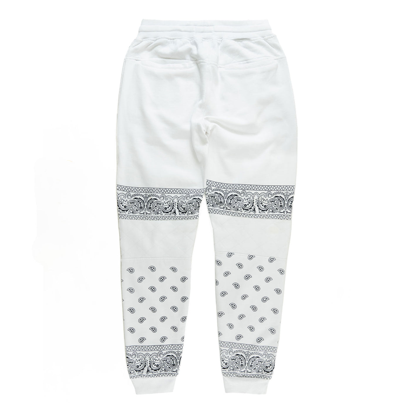 M2765 Bandana Fleece Pants- White