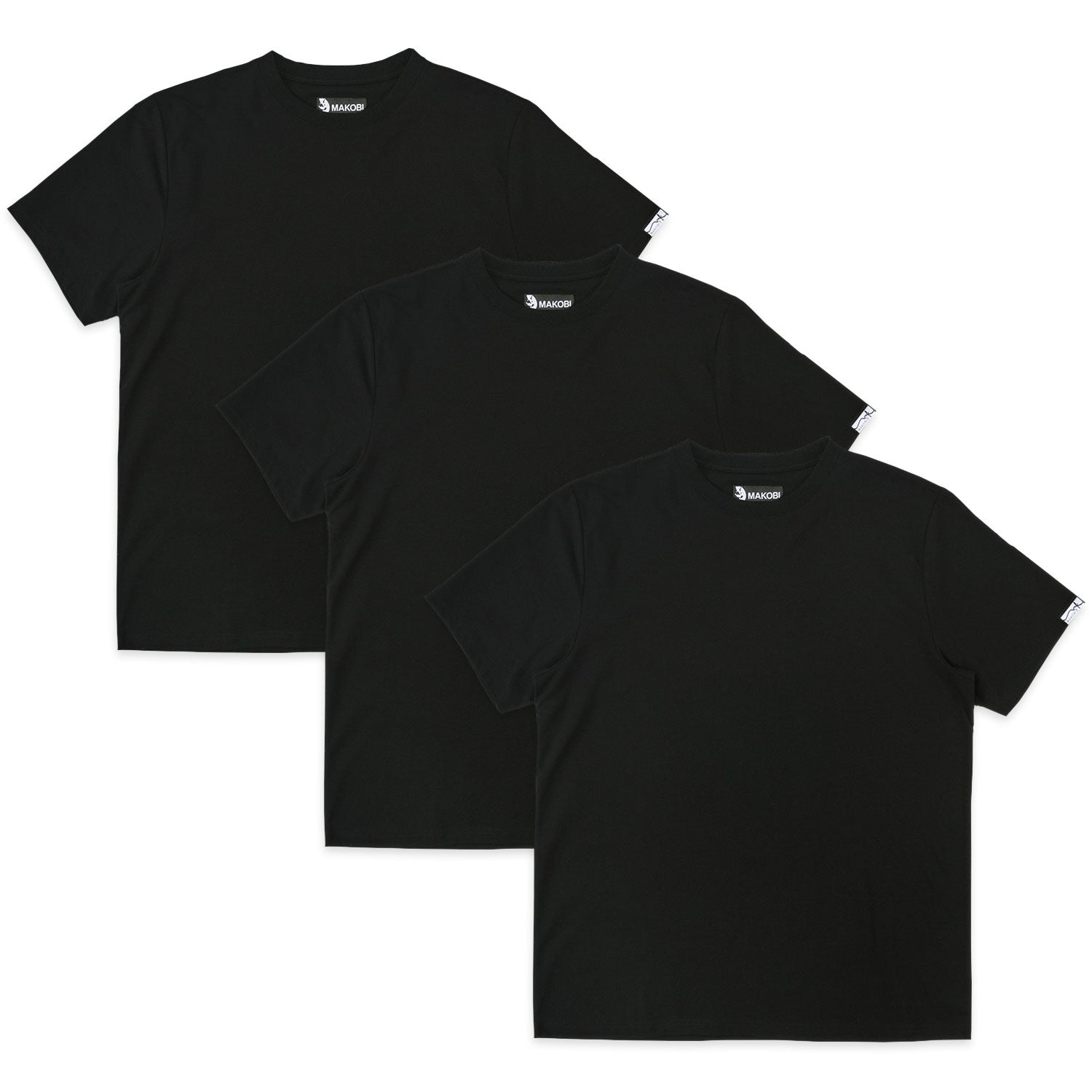 TEES | M303 Makobi Essentials Bundle of 3 - Black